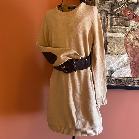 NWT polo Ralph Lauren CASHMERE SWEATER DRESS 👗 - Picture 1 of 9